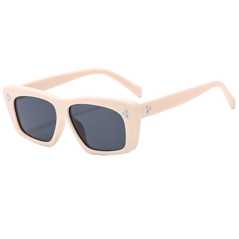 Damen quadratische Sonnenbrille mit modernem Design und polarisierenden Gläsern Karnz