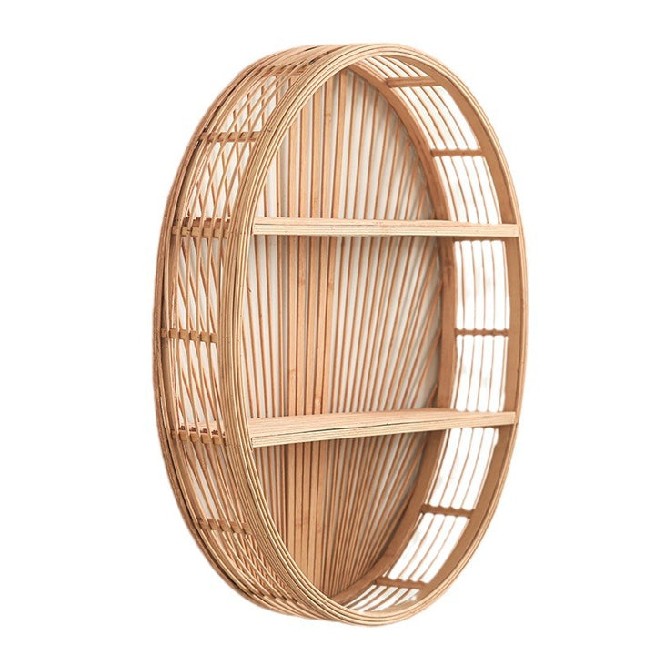 Wandregal Aus Natürlichem Rattan Karnz