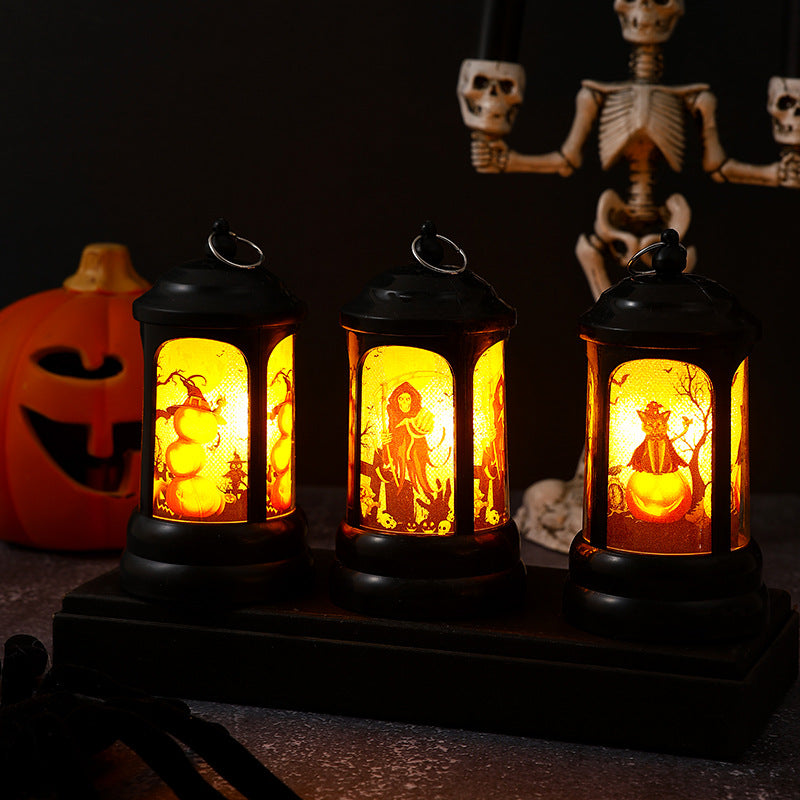 Dekorative Halloweenlaterne Karnz