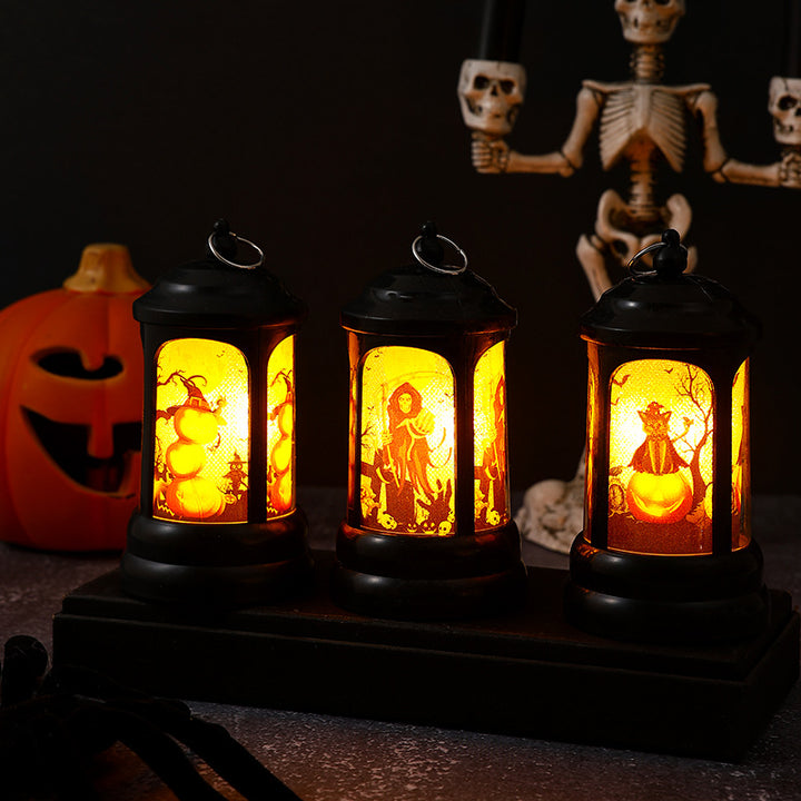 Dekorative Halloweenlaterne Karnz