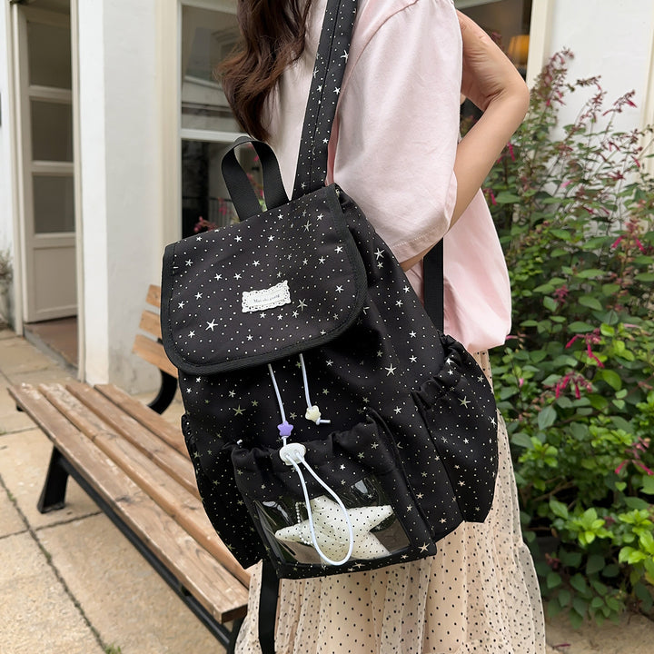 Fun Star-Embellished Mini-Rucksack Karnz