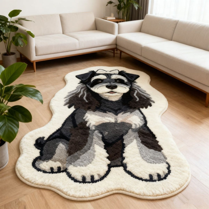 Cartoon Hund Thema Teppich