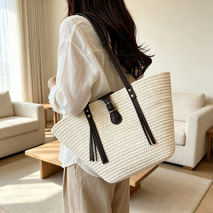 Stylische Gewebte Strandtasche Karnz