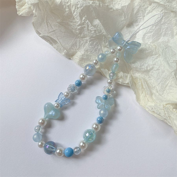 Elegante Perlen Charm-Armbanduhr Karnz 1790135534