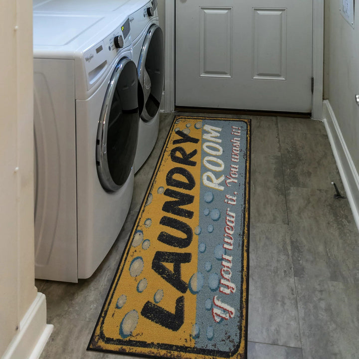 Vintage-inspirierte Waschküchenmatte