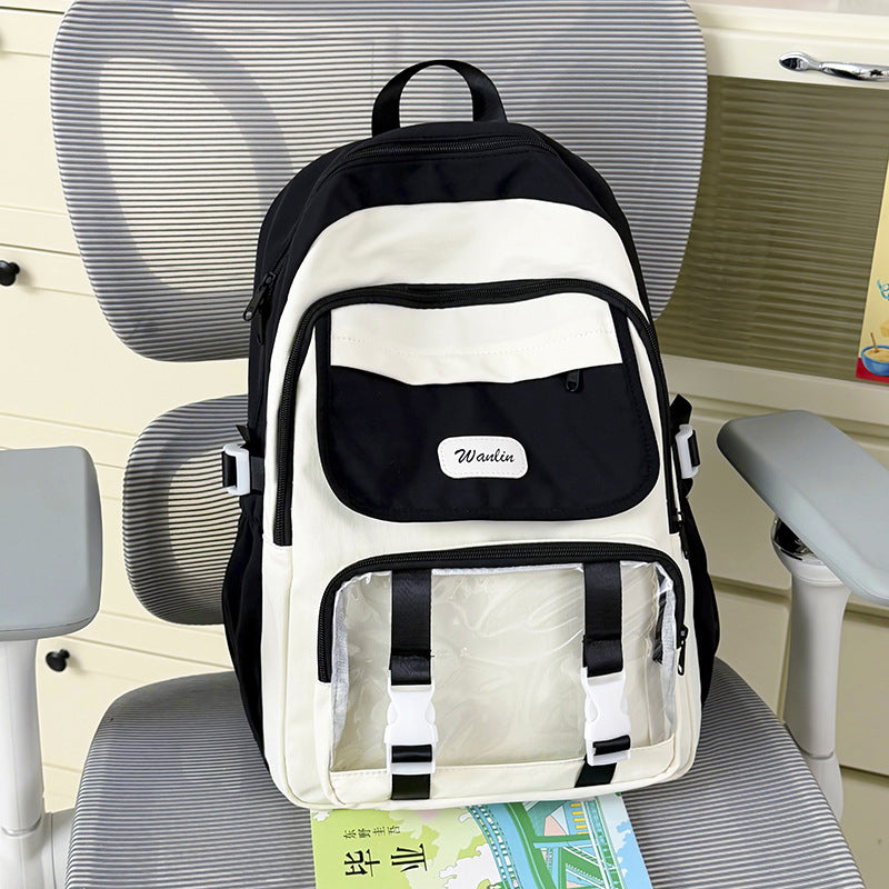 Multi-Taschen Transparenter Rucksack Karnz