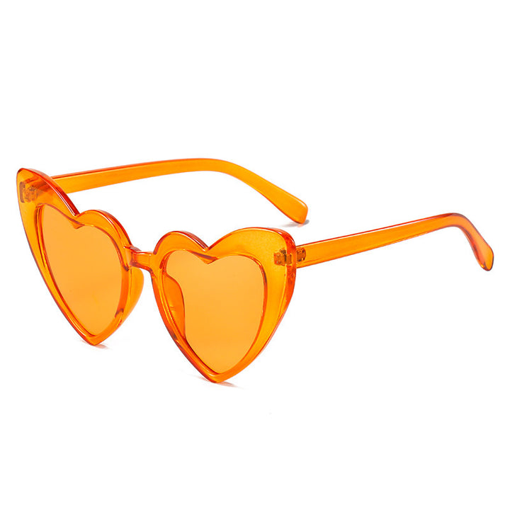 Herzförmige Mode-Sonnenbrille Karnz