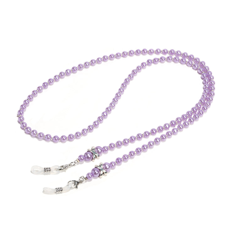 Elegante Kunstperlen Brillen Kette Karnz