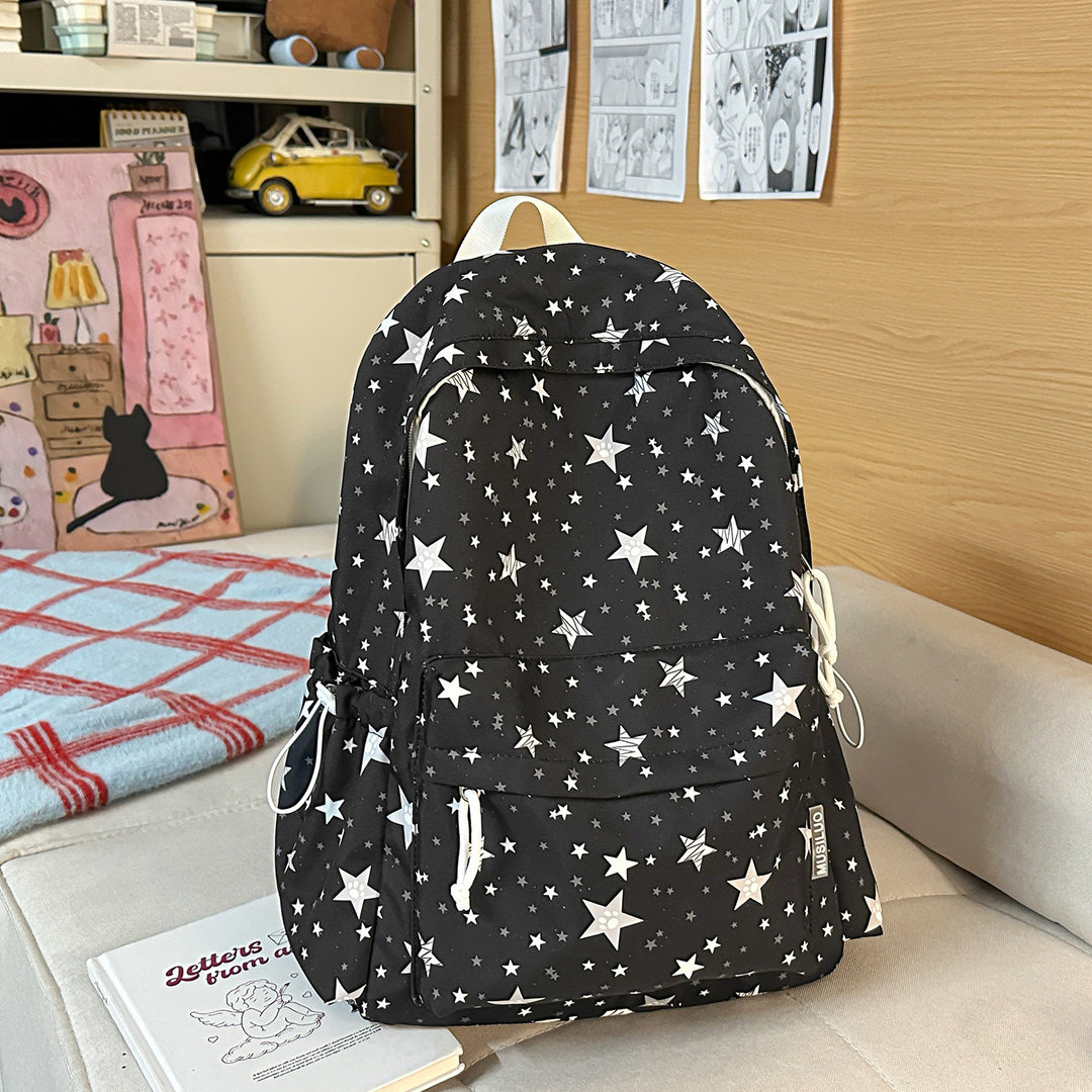 Trendiger Sternmuster-Rucksack Karnz