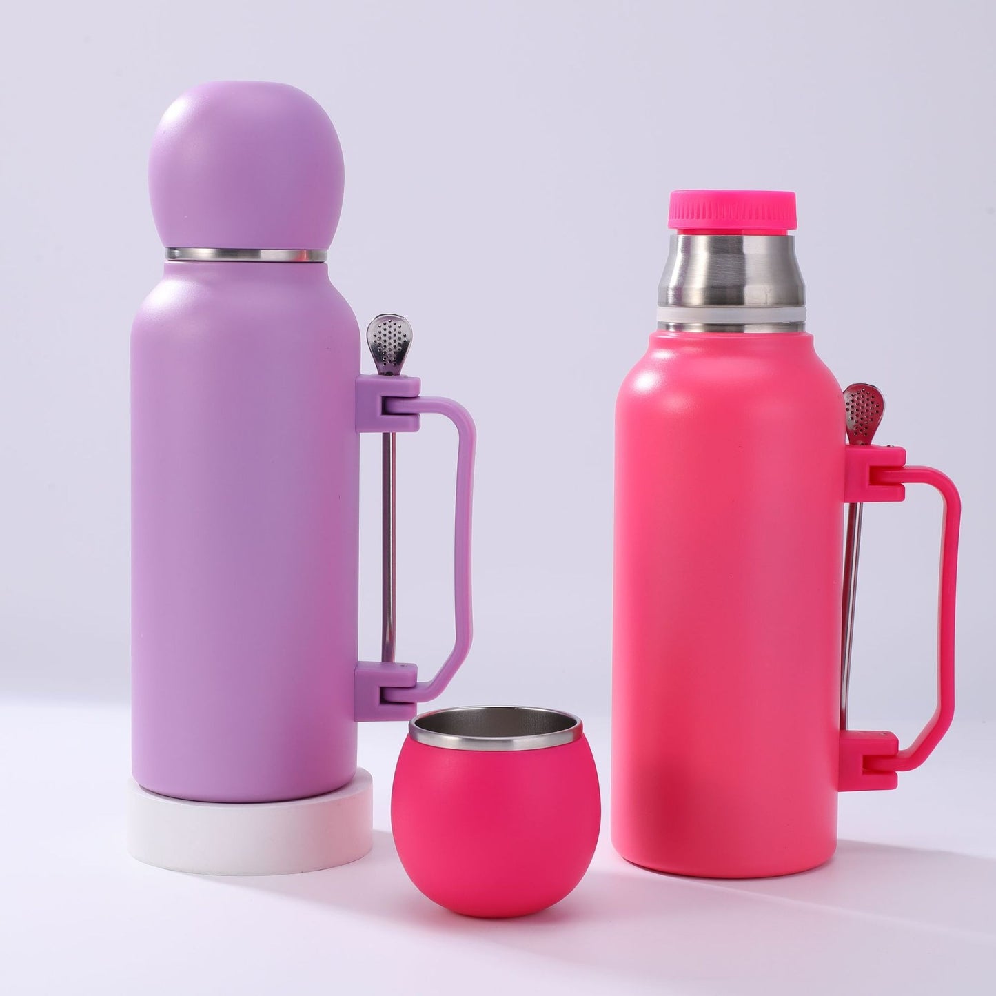 Damen praktische Isolierflasche mit integriertem Teesieb Karnz