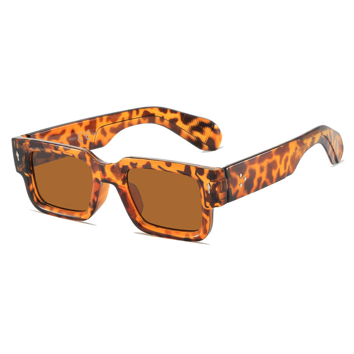 Stylische Rechteckrahmen Sonnenbrille Karnz