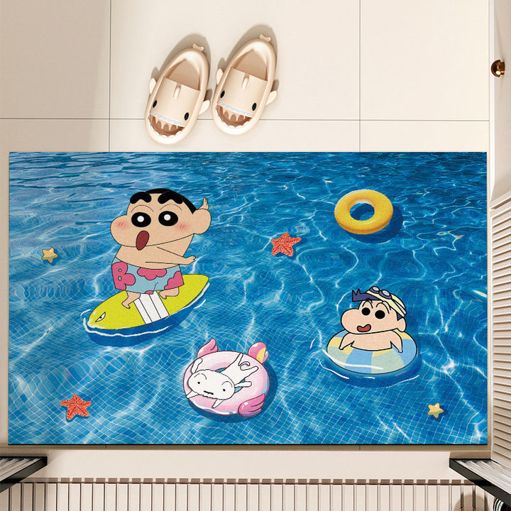 Cartoon Unterwasser-Themen Badmatte