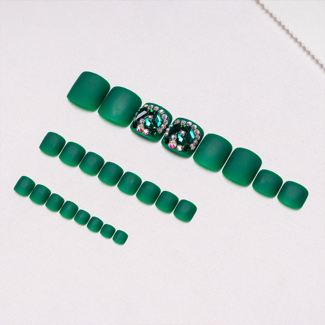 Dekorative Strass Pediküre Nagelkunst  1791110340