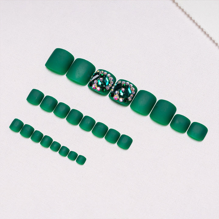Dekorative Strass Pediküre Nagelkunst  1791110340