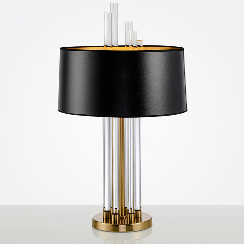 Elegante Kristallglas Tischlampe