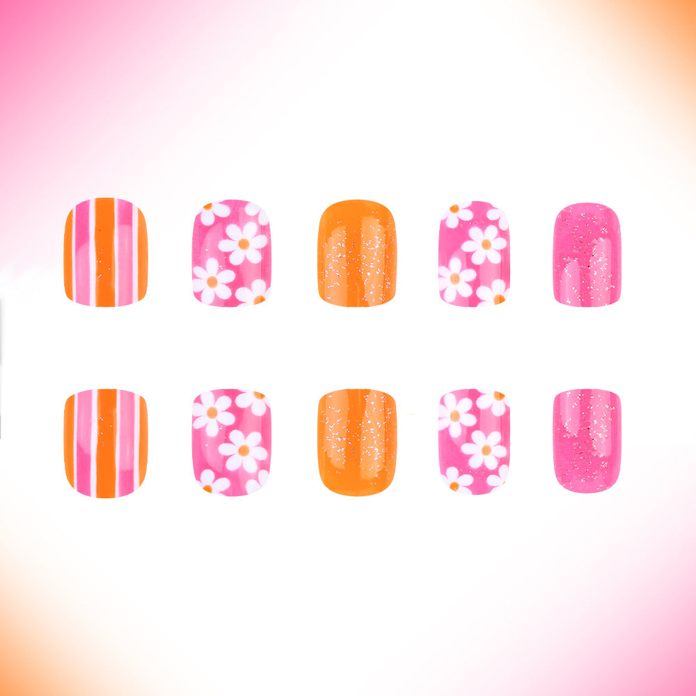 Vibrant Floral Nail Art Kit Karnz