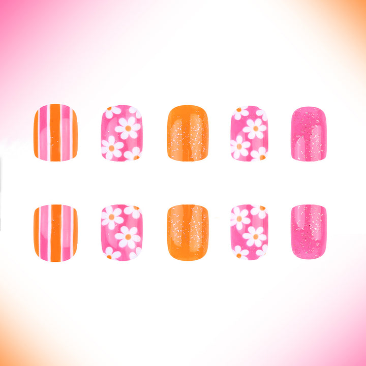 Vibrant Floral Nail Art Kit Karnz