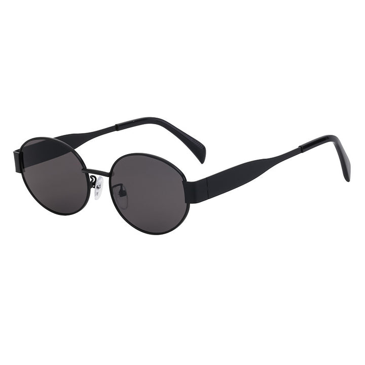 Damen modische Sonnenbrille im eleganten ovalen Design Karnz
