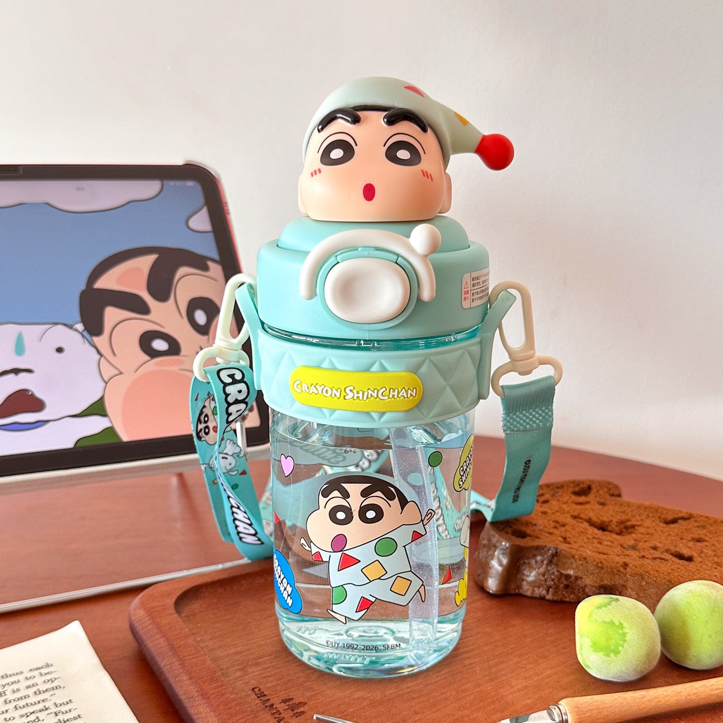 Damen Kinder-Trinkflasche mit Anhänger Karnz