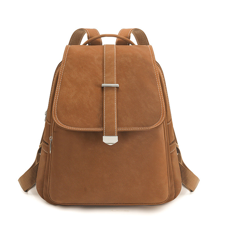 Stylischer Faux-Leder-Rucksack Karnz