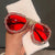 Damen Glamouröse Statement-Sonnenbrille mit einzigartigem Insektendesign Karnz