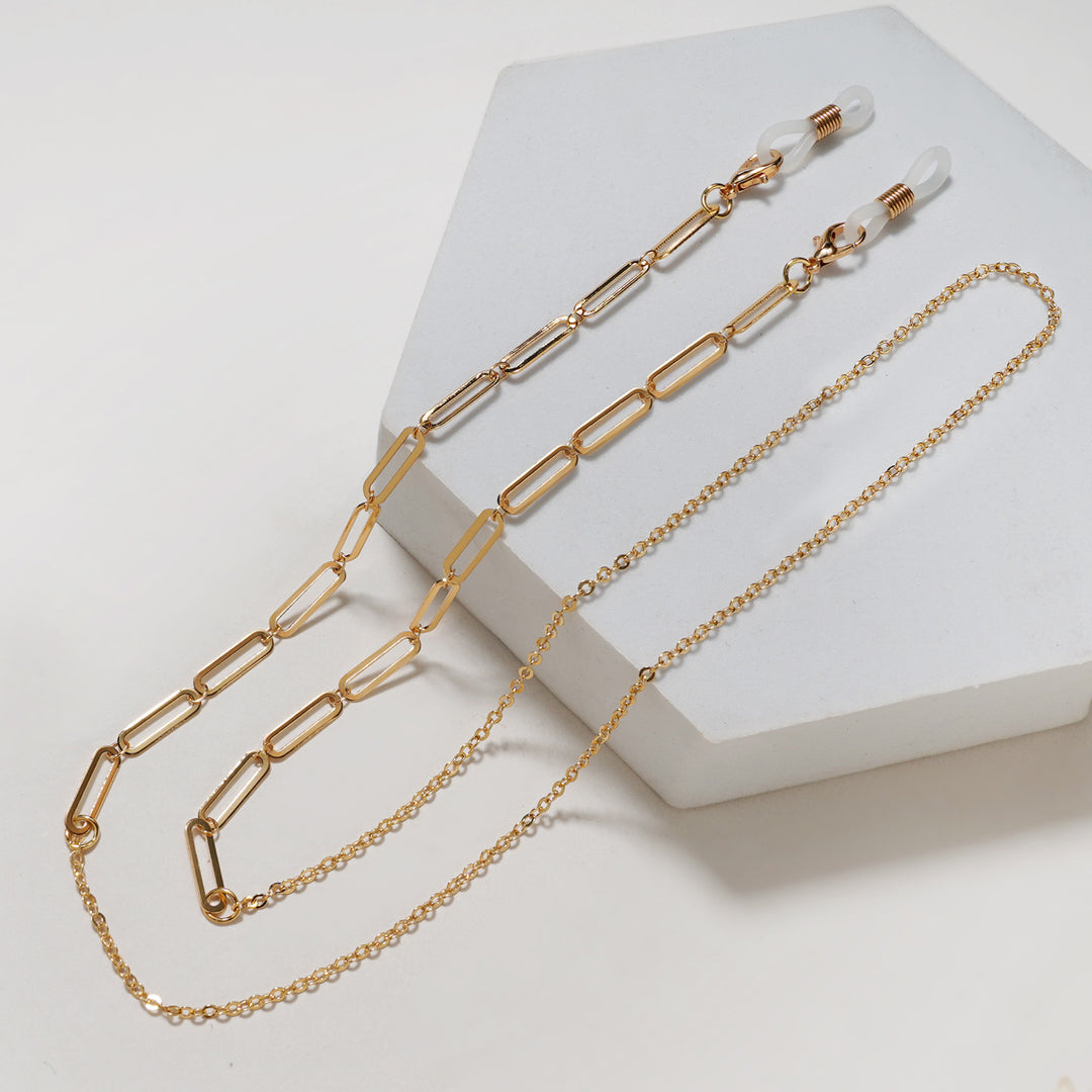 Chic Geometrische Brillen Kette Karnz