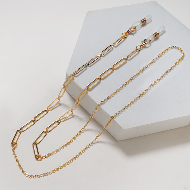 Chic Geometrische Brillen Kette Karnz