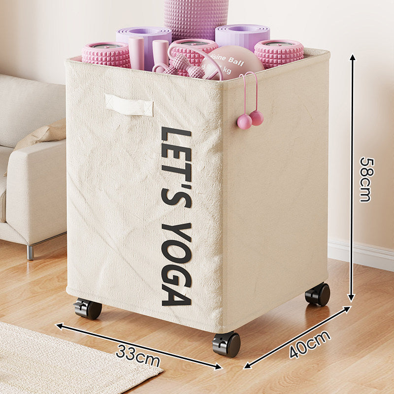 Rollender doppelt compartment Sportgeräte Aufbewahrung Wäschekorb Organizer