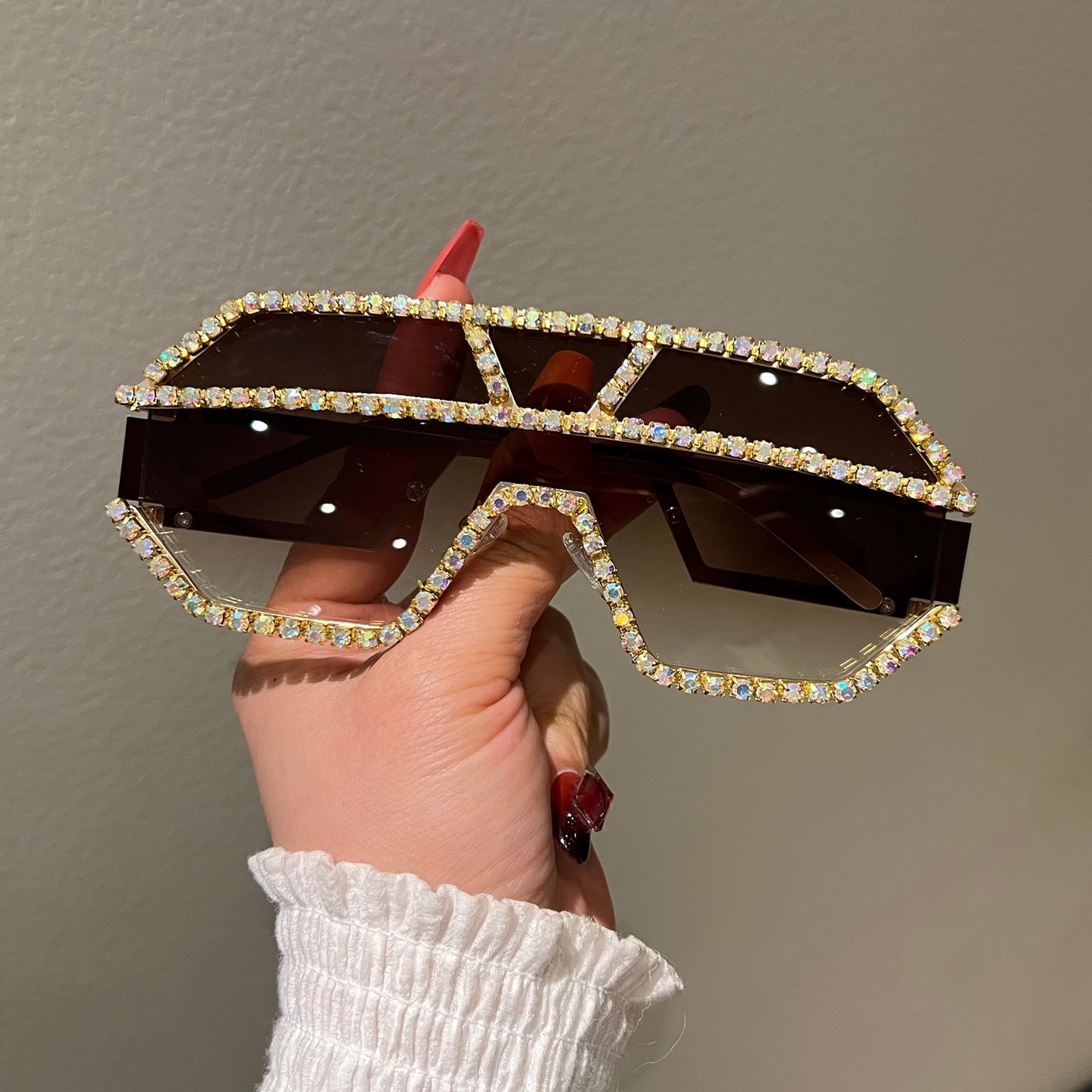 Damen extravagante Modebrille Karnz