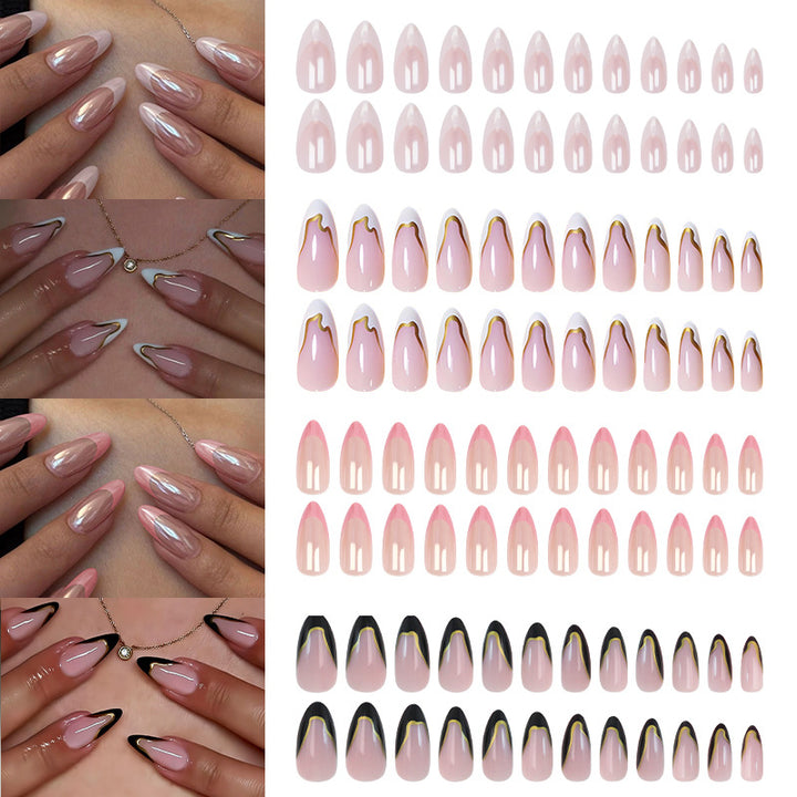 Kunstnagelset mit glamurösen 3D-Blütenapplikationen und eleganten Farbverläufen Karnz