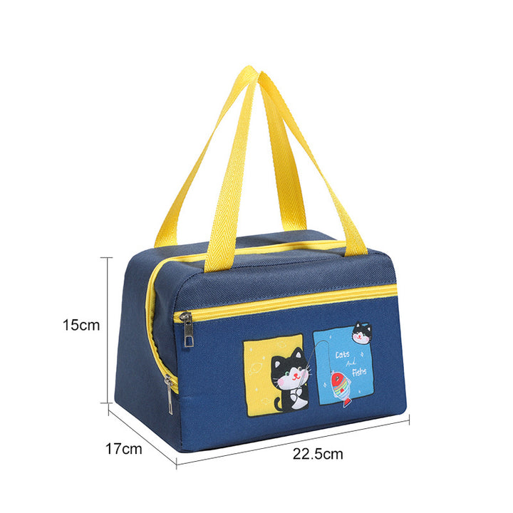 Niedliche cartoonisolierte Lunch-Tasche