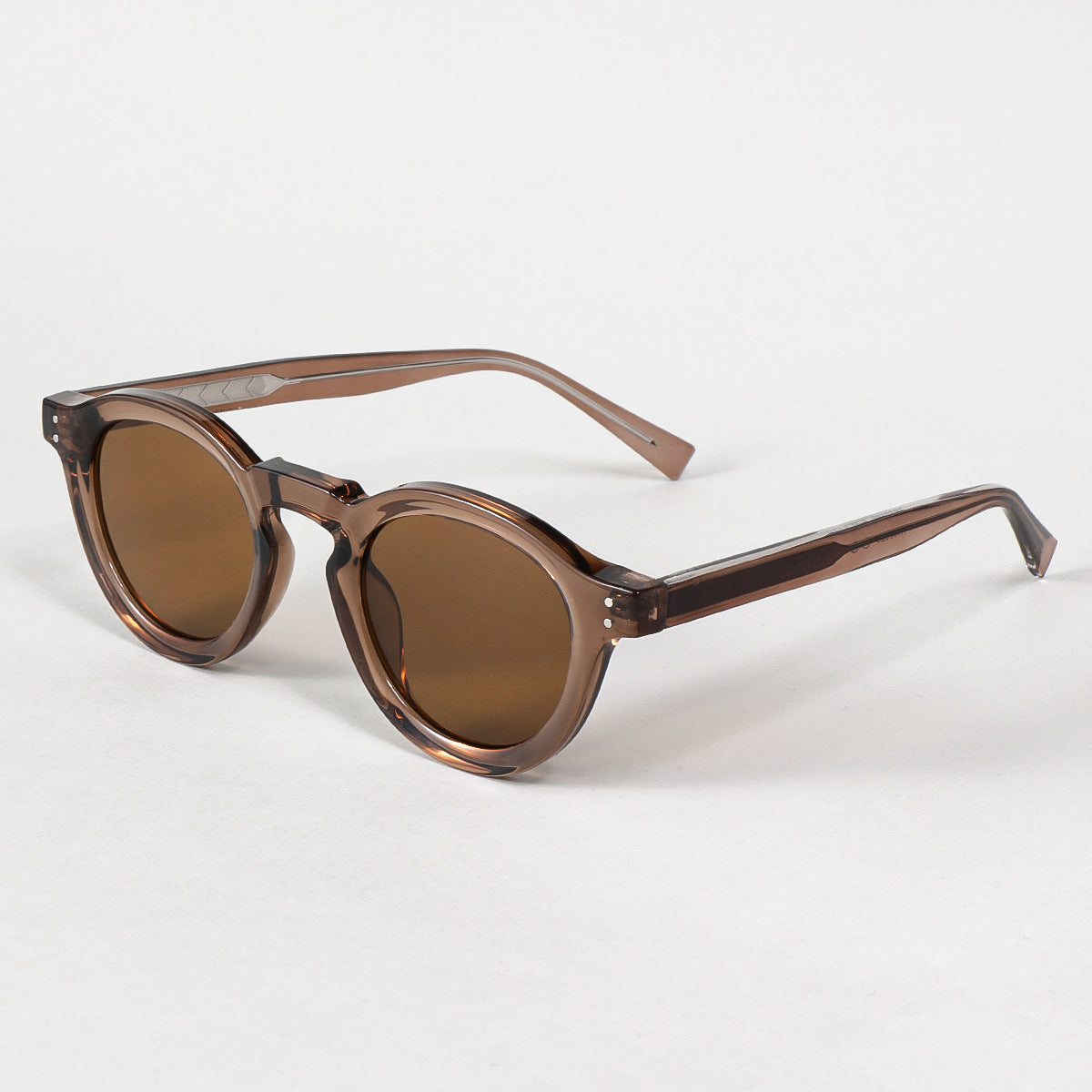 Damen modische Sonnenbrille im klassischen Rundstil Karnz