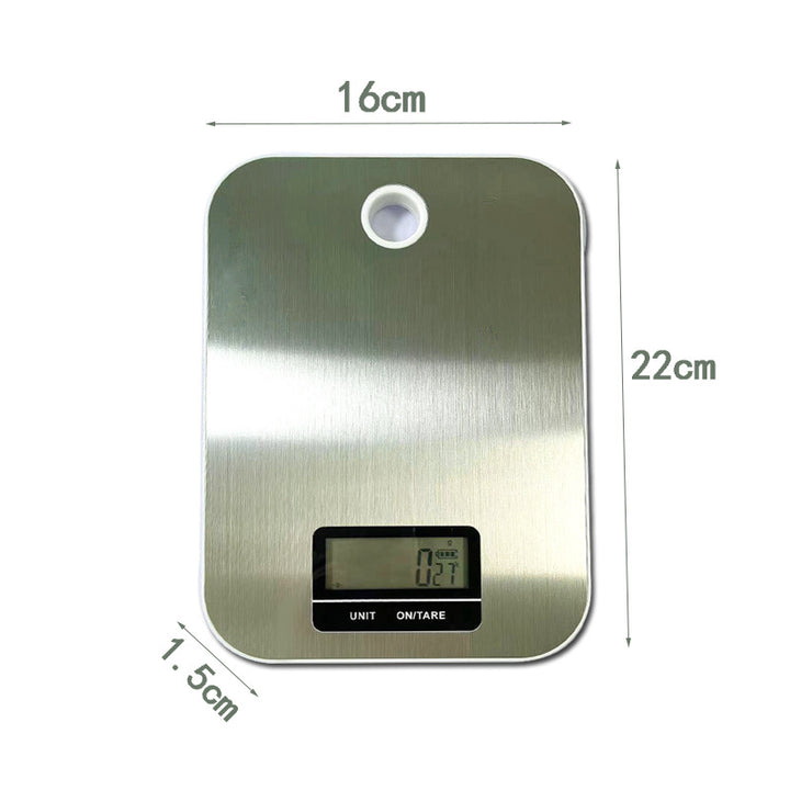 Slim Edelstahl Digitale Küchenwaage