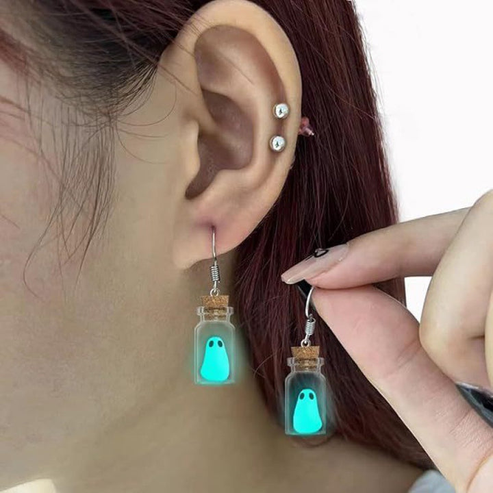 Ghost-In-A-Jar Dangle Ohrringe Karnz