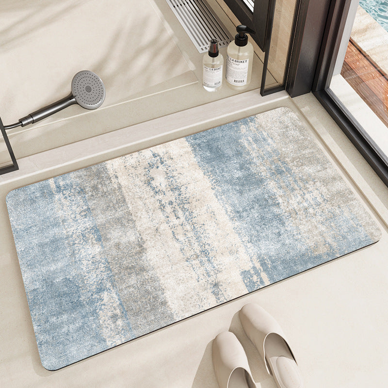 Modern abstraktes Blattdesign Teppich Karnz