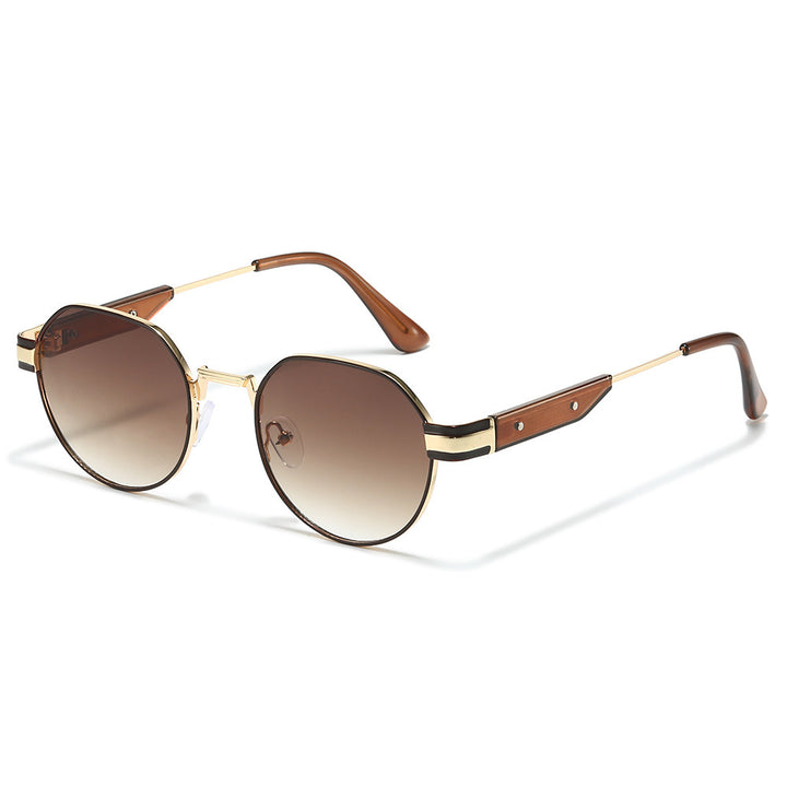 Vintage-inspirierte achteckige Sonnenbrille Karnz