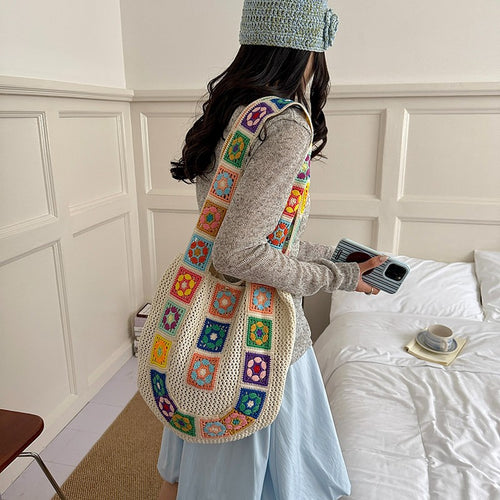 Crochet Patchrk Sling Bag Karnz