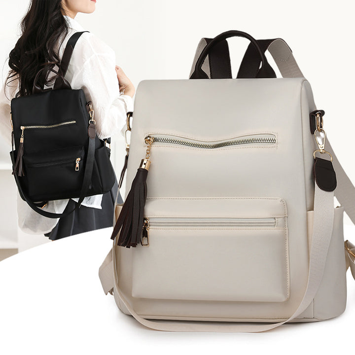 Eleganter Multi-Taschen-Rucksack mit abnehmbarem Gurt Karnz