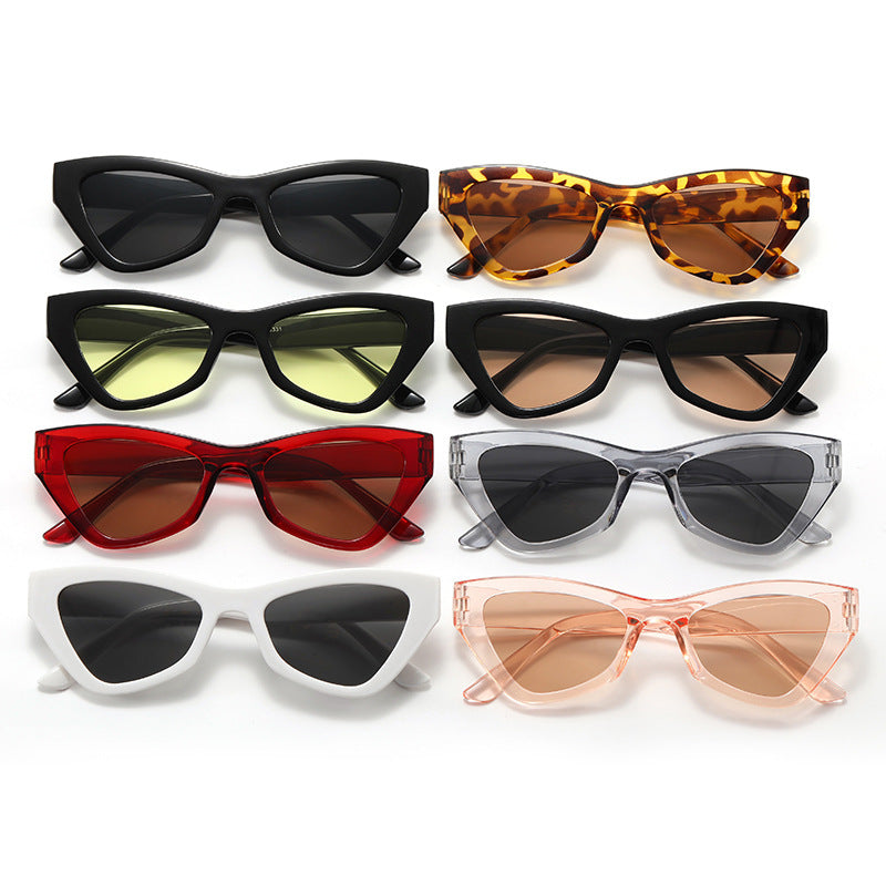 Damen trendige Cat-Eye Sonnenbrille Karnz