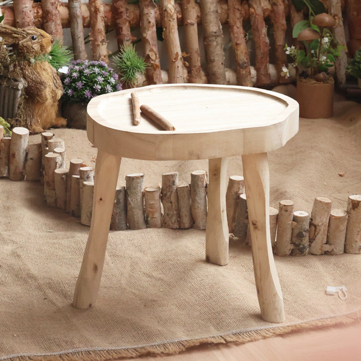 Moderner Holzfußhocker Karnz