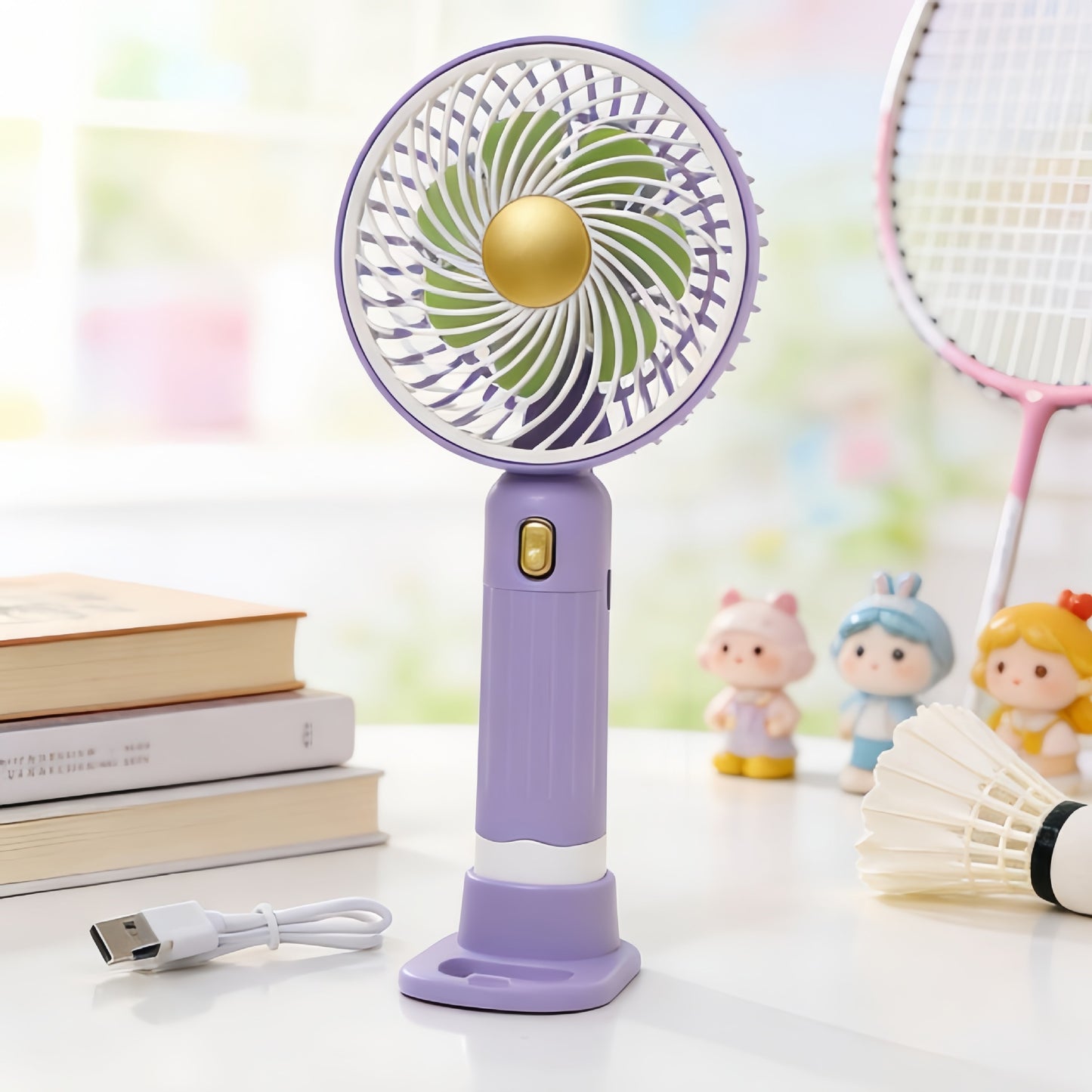 Damen Tragbarer Handventilator mit variablem Geschwindigkeitsmodus Karnz