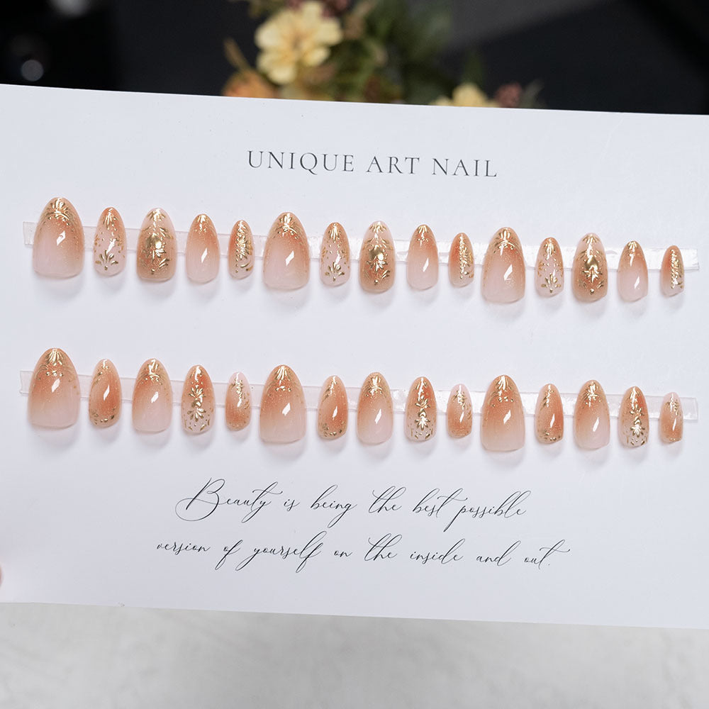 Künstlerisches Floral Nagelkunst Set