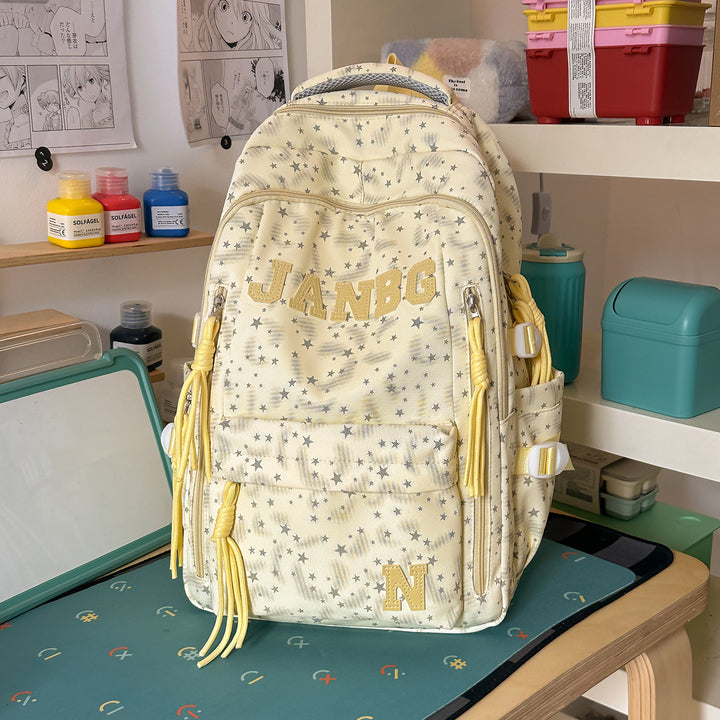 Stylischer Rucksack mit Sternmuster Karnz