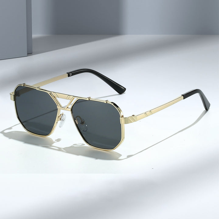 Damen Modische Sonnenbrille im einzigartigen Octagon-Design Karnz