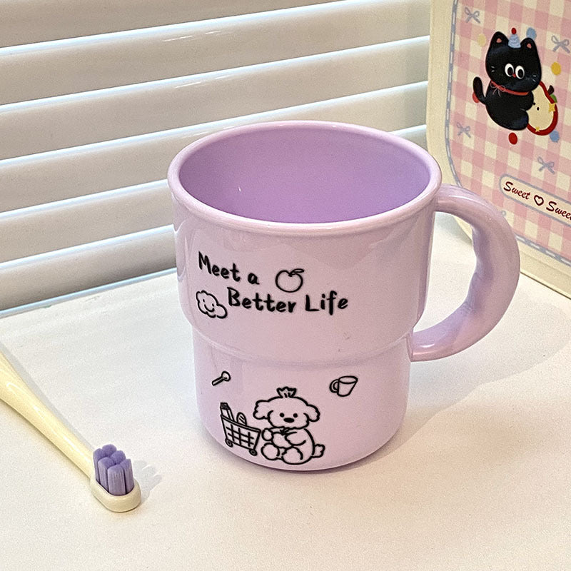 Keramiktasse mit Niedlichem Tiermotiv Karnz