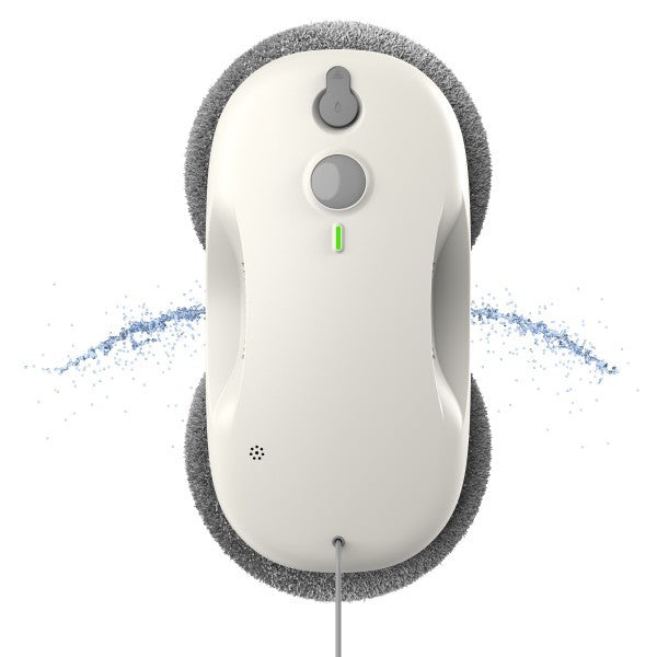 Dual-Head-Fensterreinigungsroboter mit Netzstrom und Mikrofasermatten Karnz