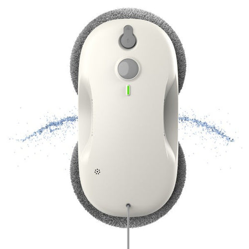 Dual-Head-Fensterreinigungsroboter mit Netzstrom und Mikrofasermatten Karnz