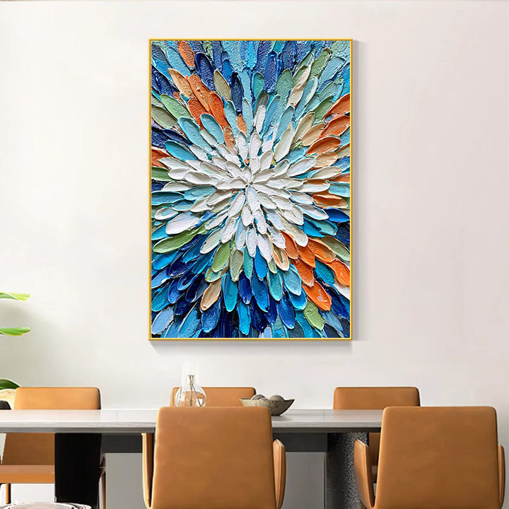 Künstlerische Florale Leinwand Kunst