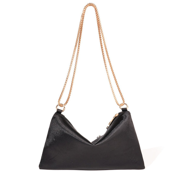 Luxuriöse Satin-Abendhandtasche