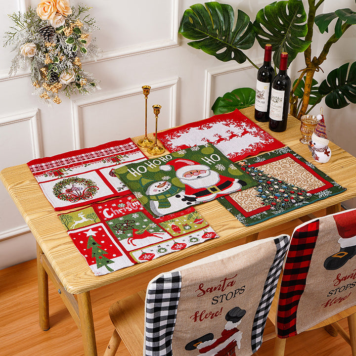 Festliche Tischdecke mit Weihnachtsmotiven Karnz